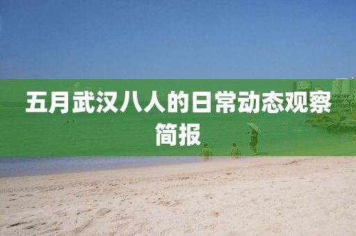 五月武汉八人的日常动态观察简报
