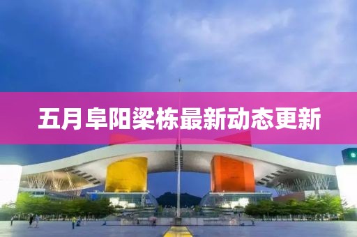 五月阜阳梁栋最新动态更新