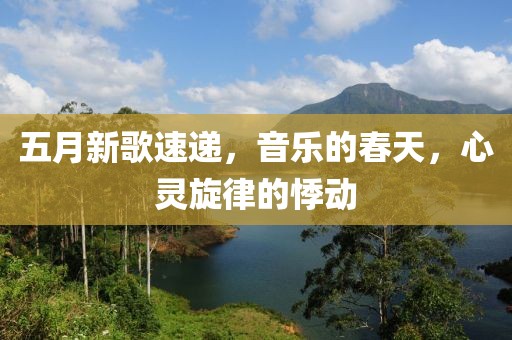 五月新歌速递，音乐的春天，心灵旋律的悸动