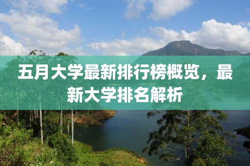 五月大学最新排行榜概览，最新大学排名解析