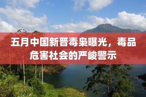 五月中国新晋毒枭曝光，毒品危害社会的严峻警示