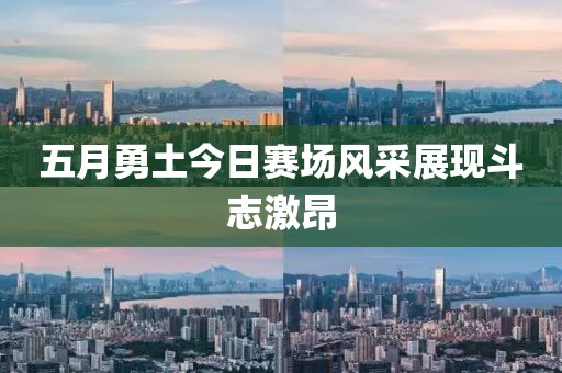 五月勇土今日赛场风采展现斗志激昂