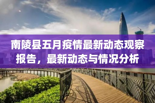 南陵县五月疫情最新动态观察报告，最新动态与情况分析