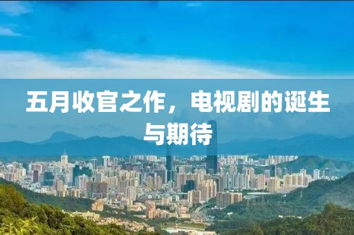 五月收官之作，电视剧的诞生与期待