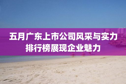 五月广东上市公司风采与实力排行榜展现企业魅力