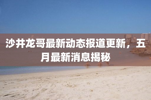 沙井龙哥最新动态报道更新，五月最新消息揭秘