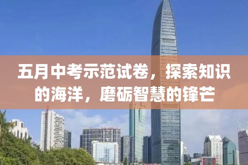 五月中考示范试卷，探索知识的海洋，磨砺智慧的锋芒