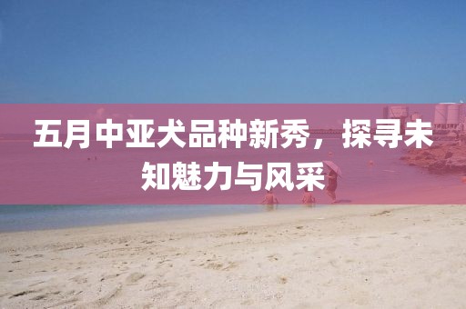 五月中亚犬品种新秀，探寻未知魅力与风采
