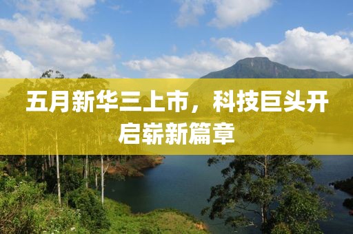 五月新华三上市，科技巨头开启崭新篇章