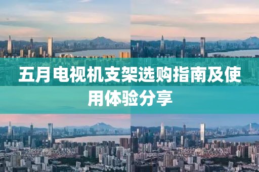 五月电视机支架选购指南及使用体验分享