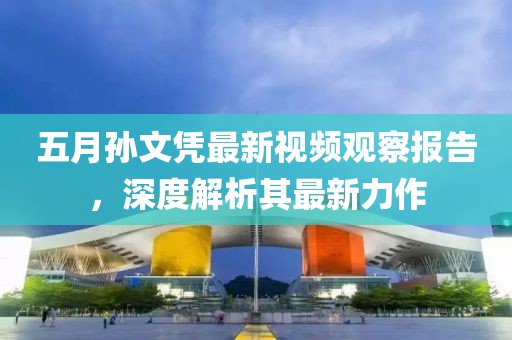 五月孙文凭最新视频观察报告，深度解析其最新力作