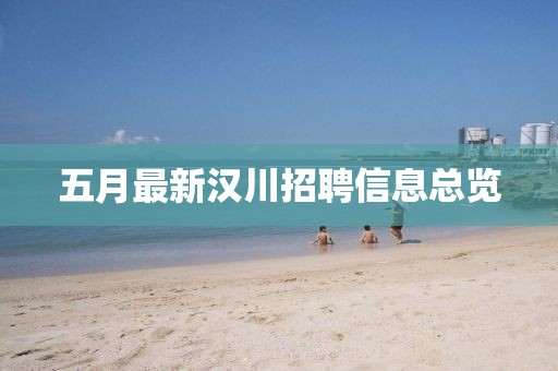 五月最新汉川招聘信息总览