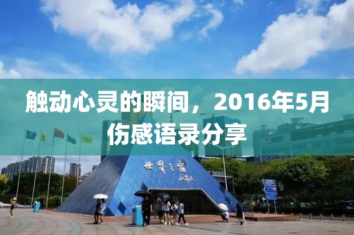 触动心灵的瞬间，2016年5月伤感语录分享