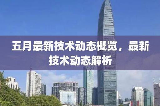 五月最新技术动态概览，最新技术动态解析