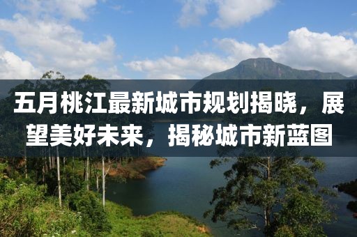 五月桃江最新城市规划揭晓，展望美好未来，揭秘城市新蓝图