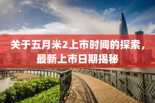 关于五月米2上市时间的探索，最新上市日期揭秘