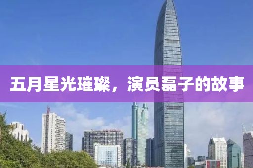 五月星光璀璨，演员磊子的故事