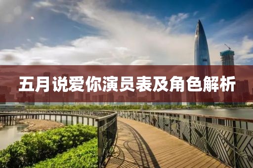 五月说爱你演员表及角色解析