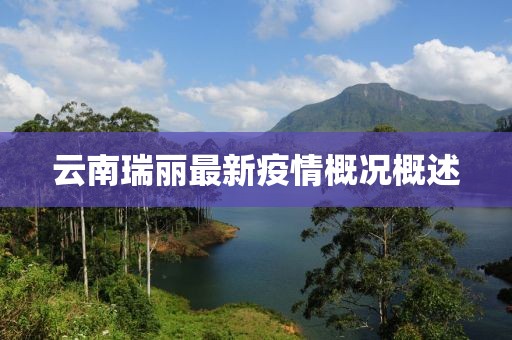 云南瑞丽最新疫情概况概述