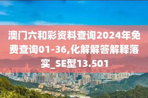 澳门六和彩资料查询2024年免费查询01-36,化解解答解释落实_SE型13.501