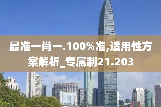最准一肖一.100%准,适用性方案解析_专属制21.203