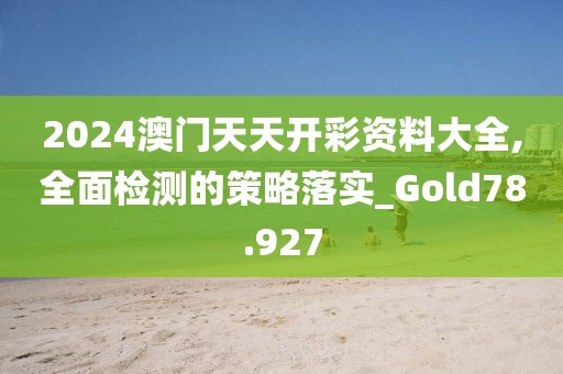 2024澳门天天开彩资料大全,全面检测的策略落实_Gold78.927