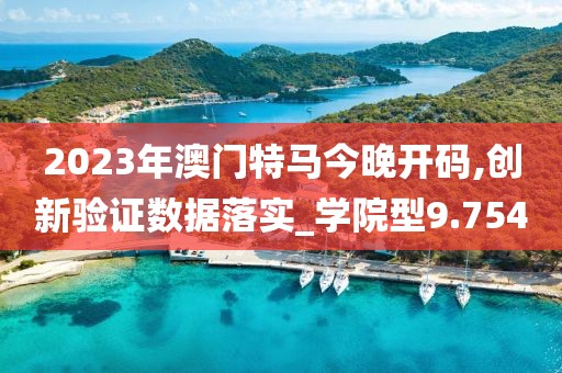 2023年澳门特马今晚开码,创新验证数据落实_学院型9.754
