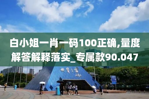 白小姐一肖一码100正确,量度解答解释落实_专属款90.047